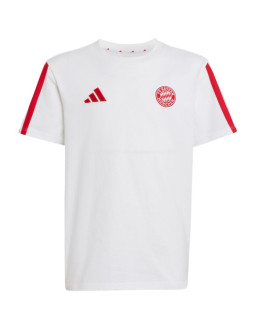 Koszulka dla dzieci adidas fc bayern muenchen biało-czerwona kg2591