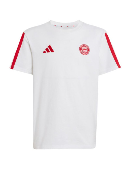Koszulka dla dzieci adidas fc bayern muenchen biało-czerwona kg2591