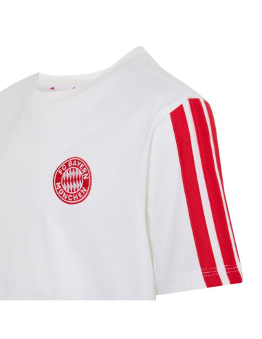Koszulka dla dzieci adidas fc bayern muenchen biało-czerwona kg2591