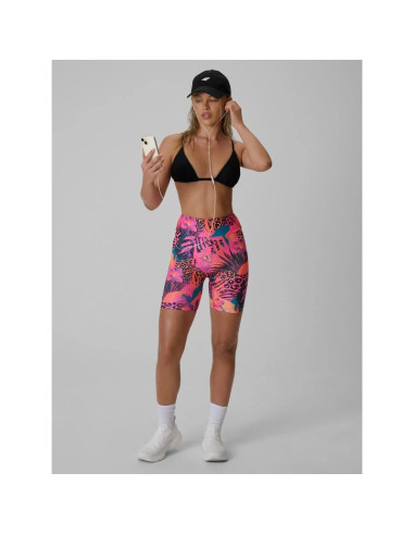 Legginsy kolarki dzianinowe damskie 4f 4frss26tstif053-90a