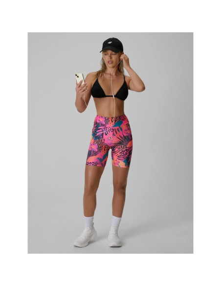 Legginsy kolarki dzianinowe damskie 4f 4frss26tstif053-90a