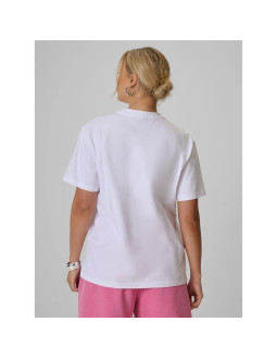T-shirt loose z nadrukiem damski 4f 4frss26ttshf3882-10s 2