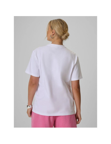 T-shirt loose z nadrukiem damski 4f 4frss26ttshf3882-10s