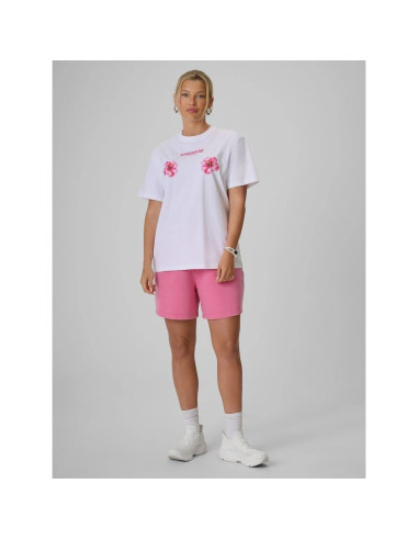 T-shirt loose z nadrukiem damski 4f 4frss26ttshf3882-10s
