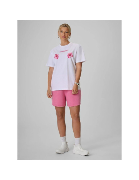 T-shirt loose z nadrukiem damski 4f 4frss26ttshf3882-10s