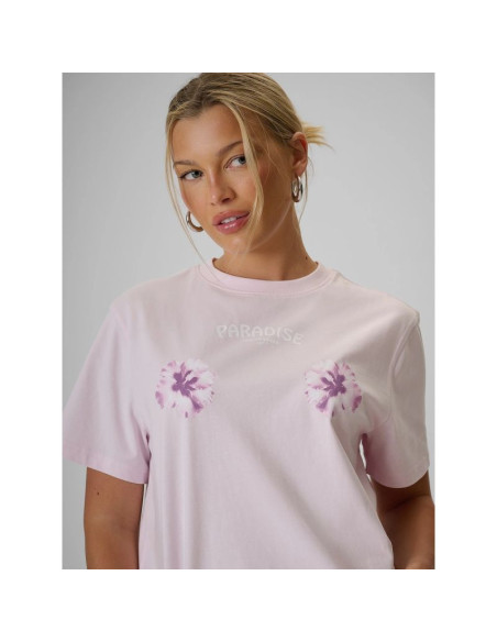 T-shirt loose z nadrukiem damski 4f 4frss26ttshf3882-56s