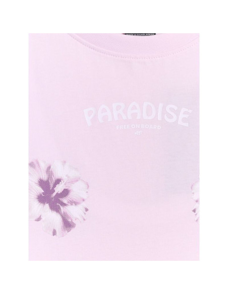 T-shirt loose z nadrukiem damski 4f 4frss26ttshf3882-56s