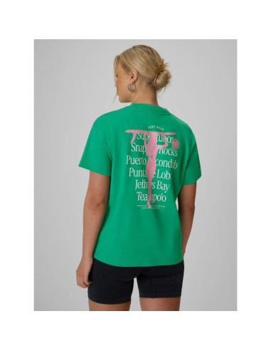 T-shirt loose z nadrukiem damski 4f 4frss26ttshf4516-42s