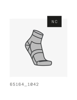 Skarpety rowerowe poc cadence road short sock szare