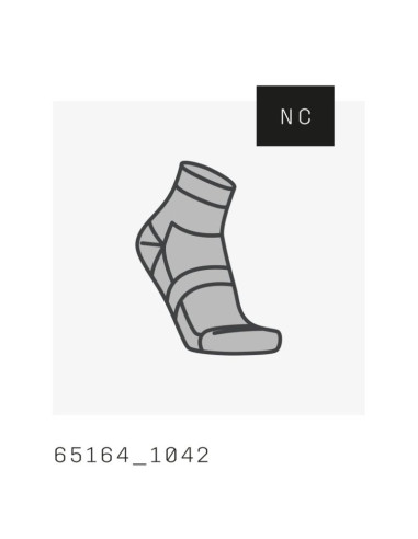 Skarpety rowerowe poc cadence road short sock szare