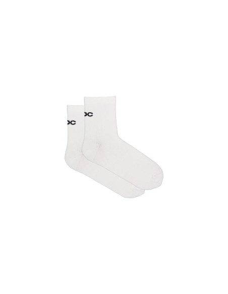 Skarpety rowerowe poc cadence road short socks biały