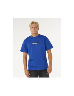 Koszulka męska rip curl inner visions blast over tee niebieska