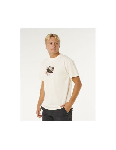 Koszulka męska rip curl search rig tee biała