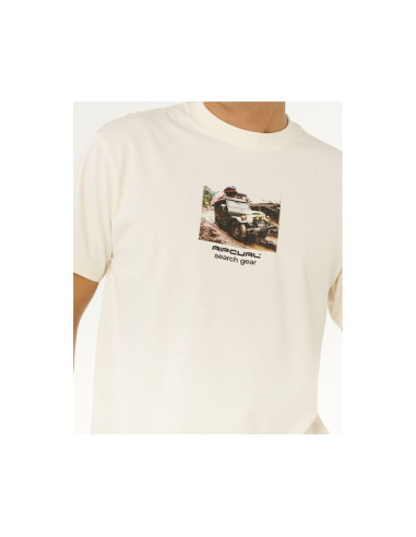 Koszulka męska rip curl search rig tee biała