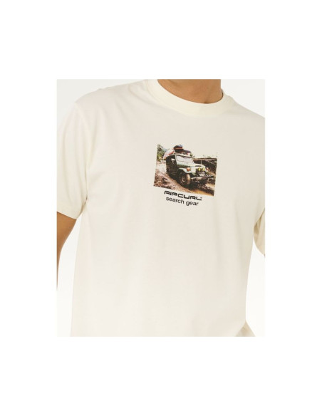 Koszulka męska rip curl search rig tee biała