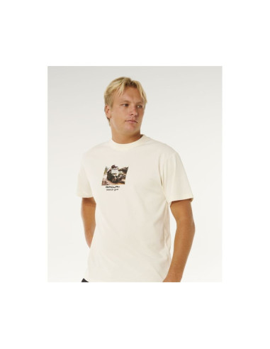 Koszulka męska rip curl search rig tee biała