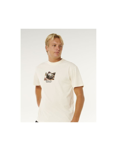 Koszulka męska rip curl search rig tee biała