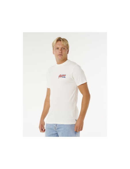 Koszulka męska rip curl desti animals tee biała