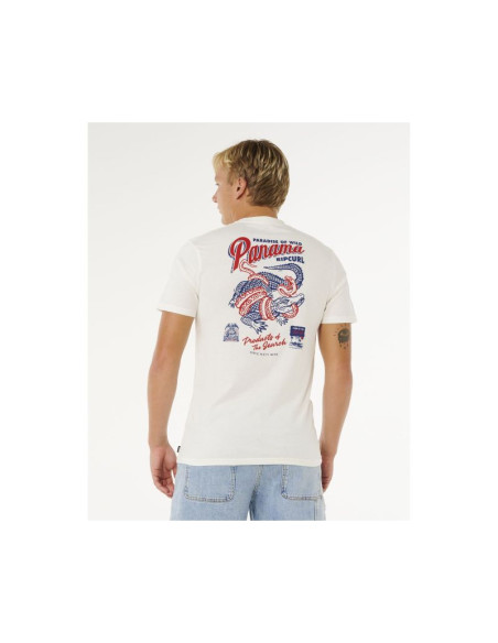 Koszulka męska rip curl desti animals tee biała