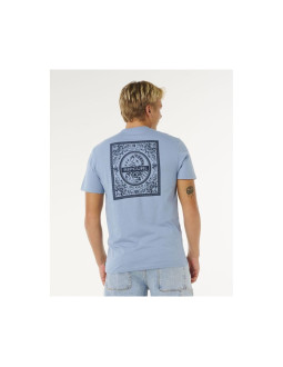 Koszulka męska rip curl desti animals tee niebieska 2
