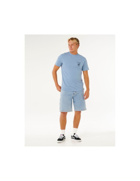 Koszulka męska rip curl desti animals tee niebieska