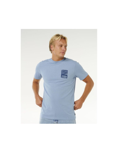 Koszulka męska rip curl keep on trucking ss tee niebieska