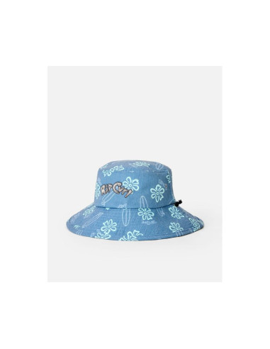 Kapelusz chłopięcy rip curl combo mid brim hat - boy niebieski