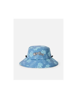 Kapelusz chłopięcy rip curl combo mid brim hat - boy niebieski 2