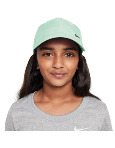 Czapka z daszkiem dla dzieci nike dri-fit club miętowa fb5064 394
