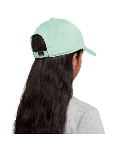 Czapka z daszkiem dla dzieci nike dri-fit club miętowa fb5064 394