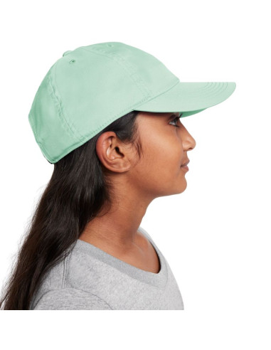 Czapka z daszkiem dla dzieci nike dri-fit club miętowa fb5064 394