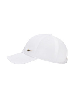 Czapka z daszkiem dla dzieci nike dri-fit club biała fb5064 101 2