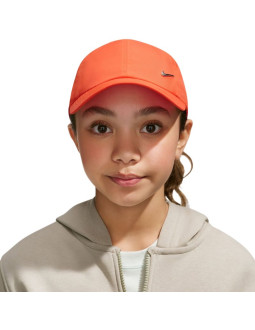 Czapka z daszkiem dla dzieci nike dri-fit club pomarańczowa fb5064 842