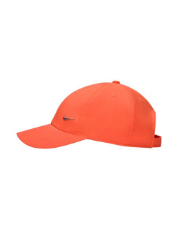 Czapka z daszkiem dla dzieci nike dri-fit club pomarańczowa fb5064 842 2