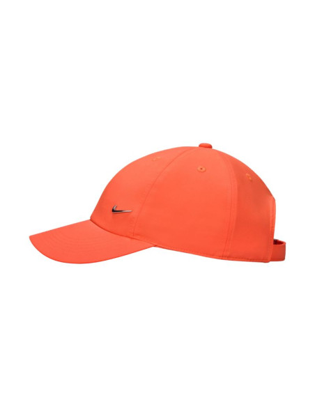 Czapka z daszkiem dla dzieci nike dri-fit club pomarańczowa fb5064 842