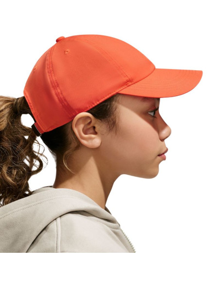 Czapka z daszkiem dla dzieci nike dri-fit club pomarańczowa fb5064 842