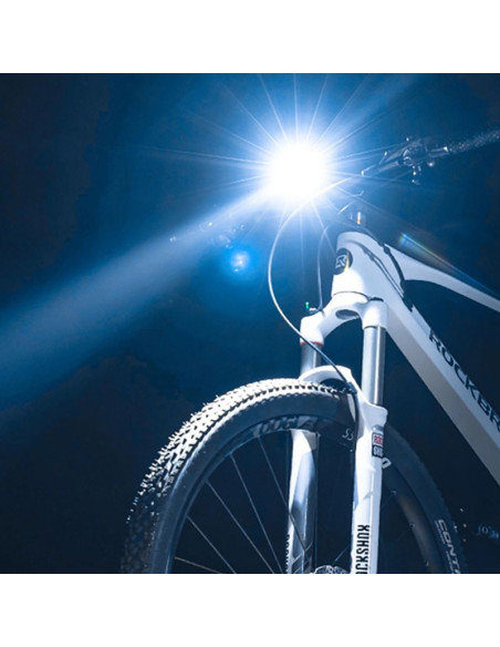 Lampka rowerowa rockbros rhl600 przednia 2600mah 600lm ipx6 - czarna
