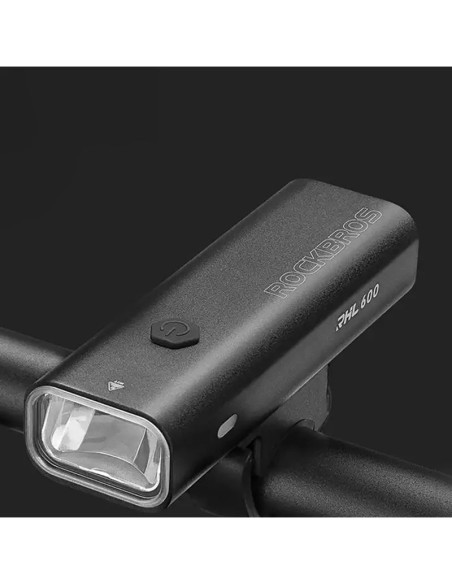 Lampka rowerowa rockbros rhl600 przednia 2600mah 600lm ipx6 - czarna