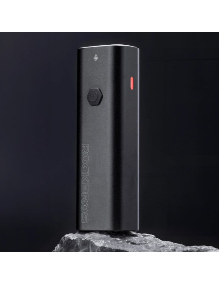 Lampka rowerowa rockbros rhl600 przednia 2600mah 600lm ipx6 - czarna