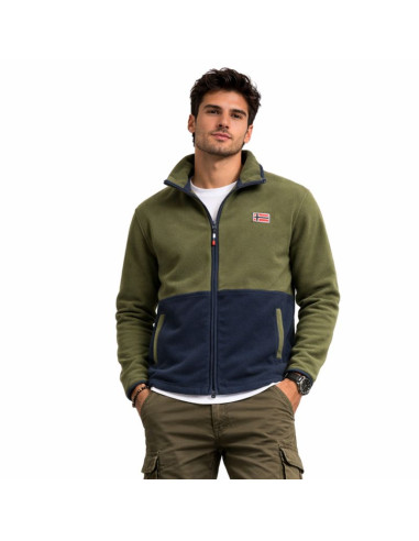 Polar męski geographical norway touki fz kaki db men 233 kaki (wz6702h/gn-kaki)