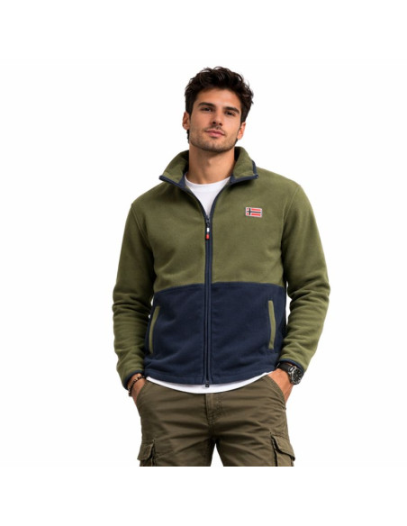 Polar męski geographical norway touki fz kaki db men 233 kaki (wz6702h/gn-kaki)