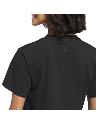 Koszulka damska adidas bow on linear logo graphic czarna kb2400