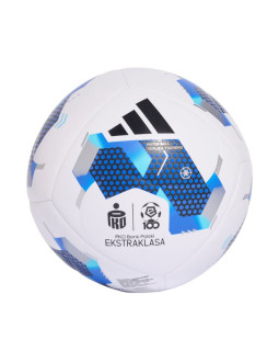 Piłka nożna adidas ekstraklasa 26/27 training biało-niebieska ke5152