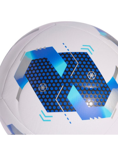 Piłka nożna adidas ekstraklasa 26/27 training biało-niebieska ke5152