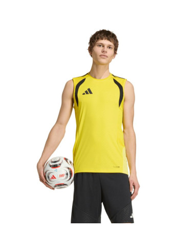 Koszulka męska adidas tiro 26 competition sleeveless jersey żółta ka7615