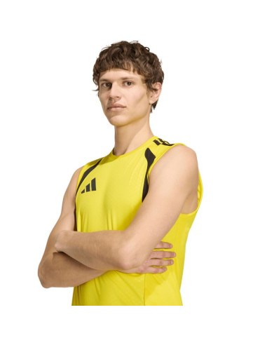 Koszulka męska adidas tiro 26 competition sleeveless jersey żółta ka7615