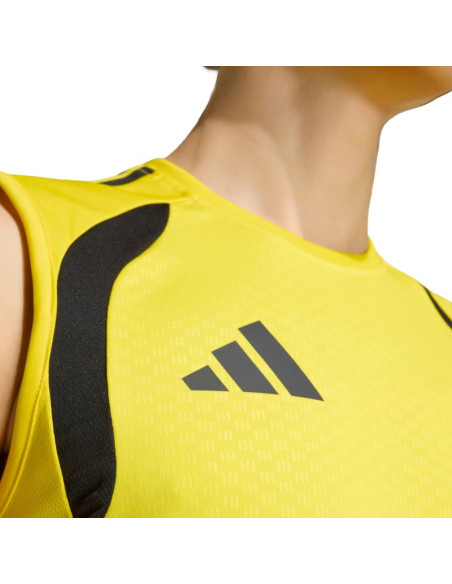 Koszulka męska adidas tiro 26 competition sleeveless jersey żółta ka7615