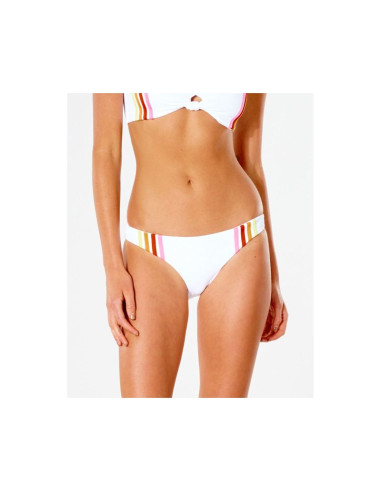 Dol-bikini rip curl wave shapers stripe good - biały