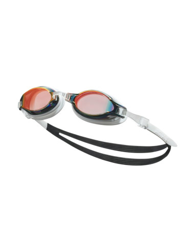 Okulary pływackie nike chrome mirrored biało-czarne nessd125-115 os