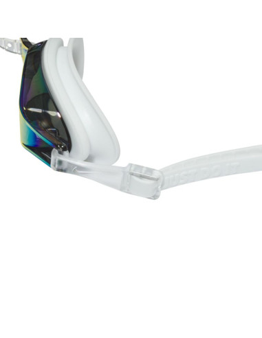 Okulary pływackie nike chrome mirrored biało-czarne nessd125-115 os